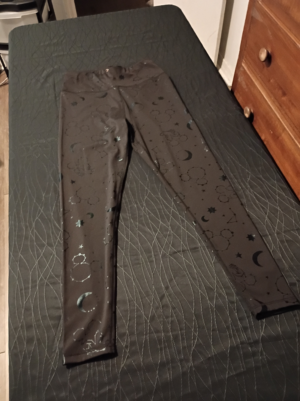 Disney Black Moon & Stars Leggings for Women